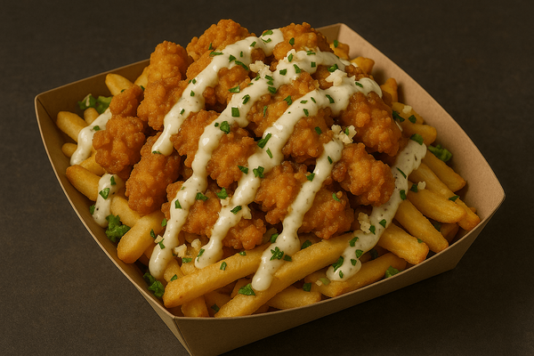  Loaded Garlic Chicken Fries